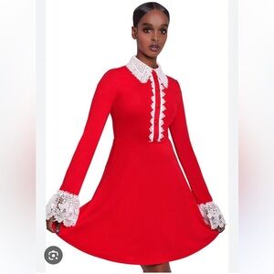 Killstar The Craft Blessed Be Red shift dress